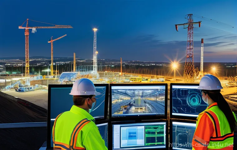 건설안전기사 자격증으로 현장 경험 활용하기 - **Prompt 1: Modern Construction Safety Engineer Utilizing Digital Tools**
    "A diverse group of co...