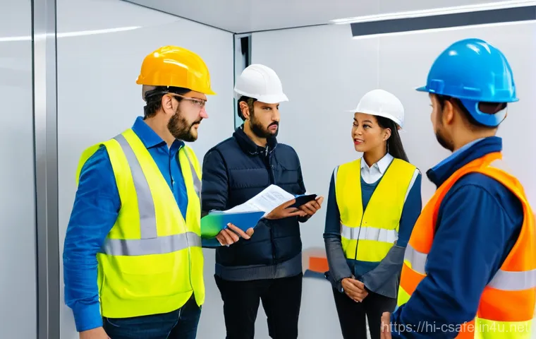 건설안전기사 자격증으로 현장 경험 활용하기 - **Prompt 2: AI-Powered Safety Monitoring on a Construction Site**
    "An aerial view or wide shot o...