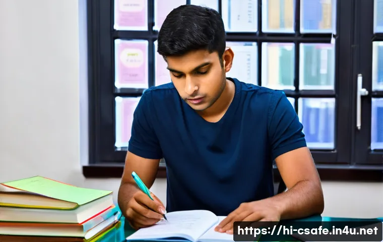 건설안전기사 필기 합격 전략 - **Prompt 1: Diligent Construction Safety Engineer Exam Preparation**
"A diligent young man, of I...